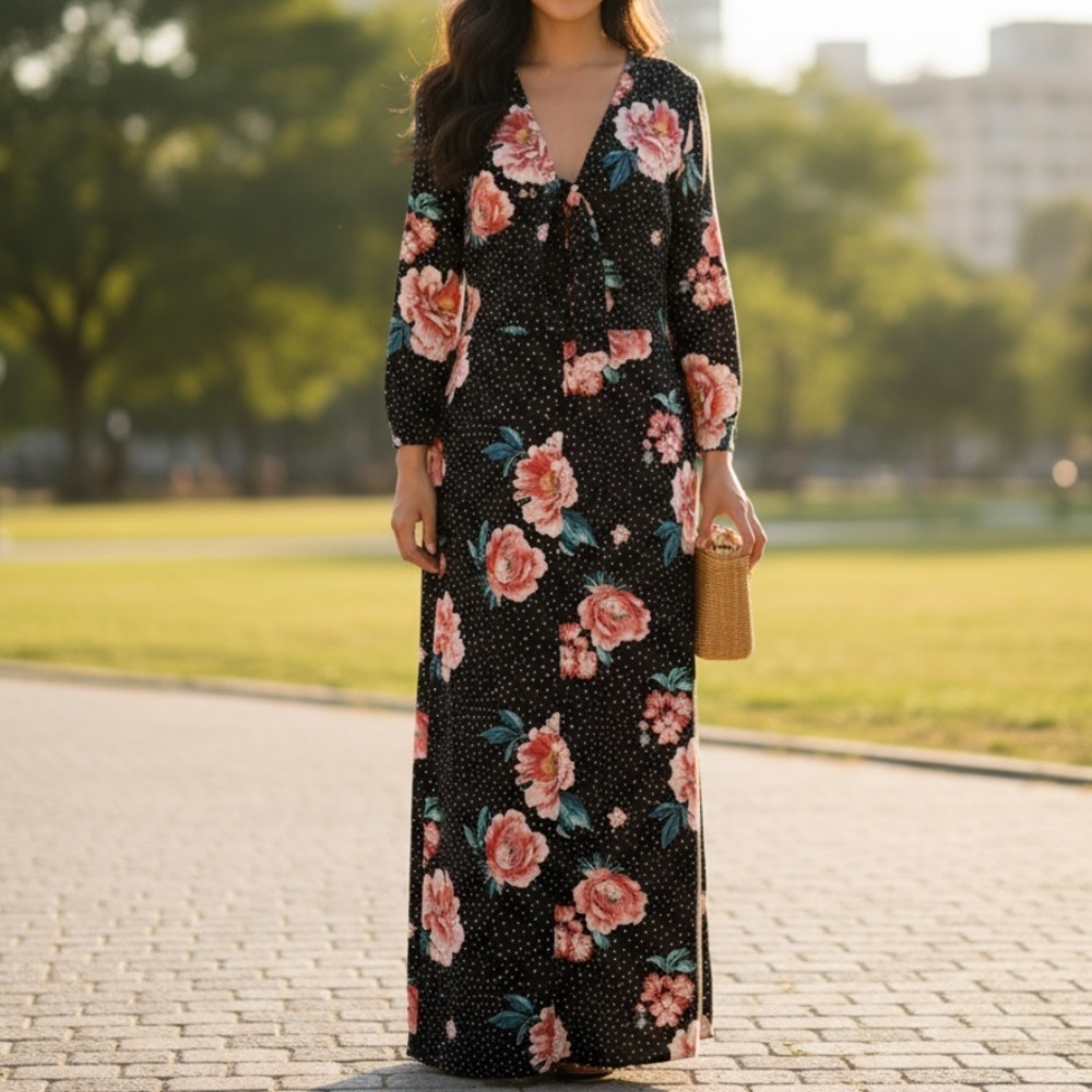 Miss Selfridge Maxi Floral Dress l SIZE 2